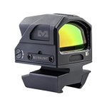 Meprolight MCO PRO Red Dot Sight 1x Selectable Reticle with Picatinny Mount Matte Black