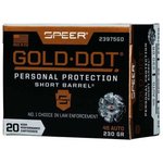 Speer Gold Dot Personal Protection .45 ACP 230gr Hollow Point 20 Rounds