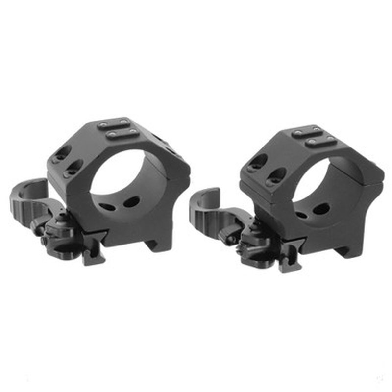 ERATAC Gen 2 Two-Piece Ring Mount Lever 30mm, 25mm Height for AR-15 Picatinny Rails