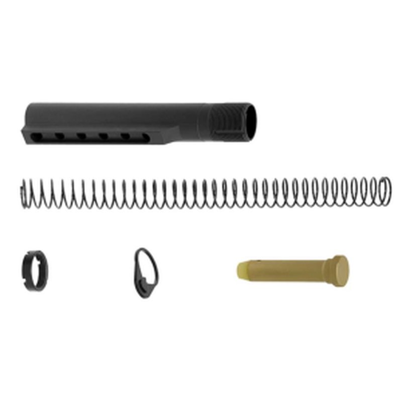 UTG Pro TLU001-KIT Receiver Extension Kit Mil-Spec AR-15 6 Position Black Hardcoat Anodized Aluminum Rifle