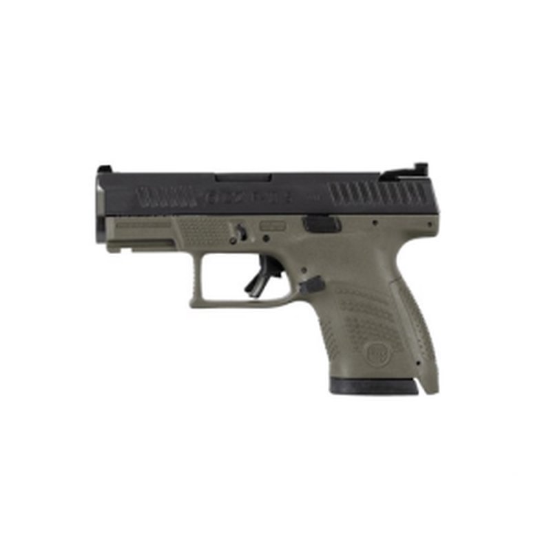 CZ-USA P-10 S 9mm Pistol 3.5in OD Green Black
