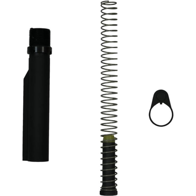 APF Alex Pro Firearms Mil Spec Buffer Tube Assembly Black 443F202B