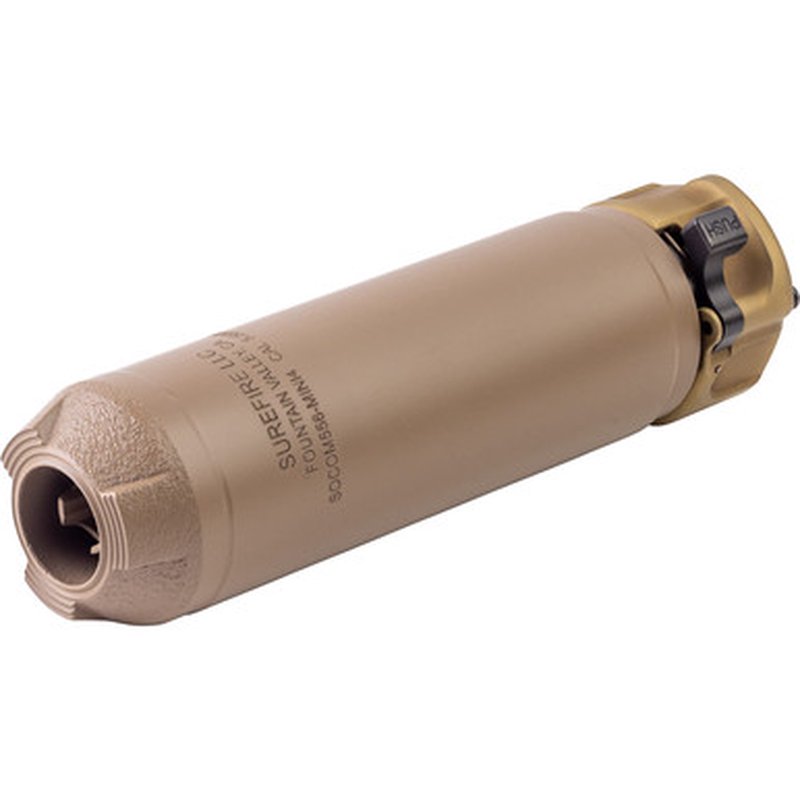 SureFire SOCOM556-MINI4-DE Suppressor 5.56 NATO Fast-Attach Dark Earth
