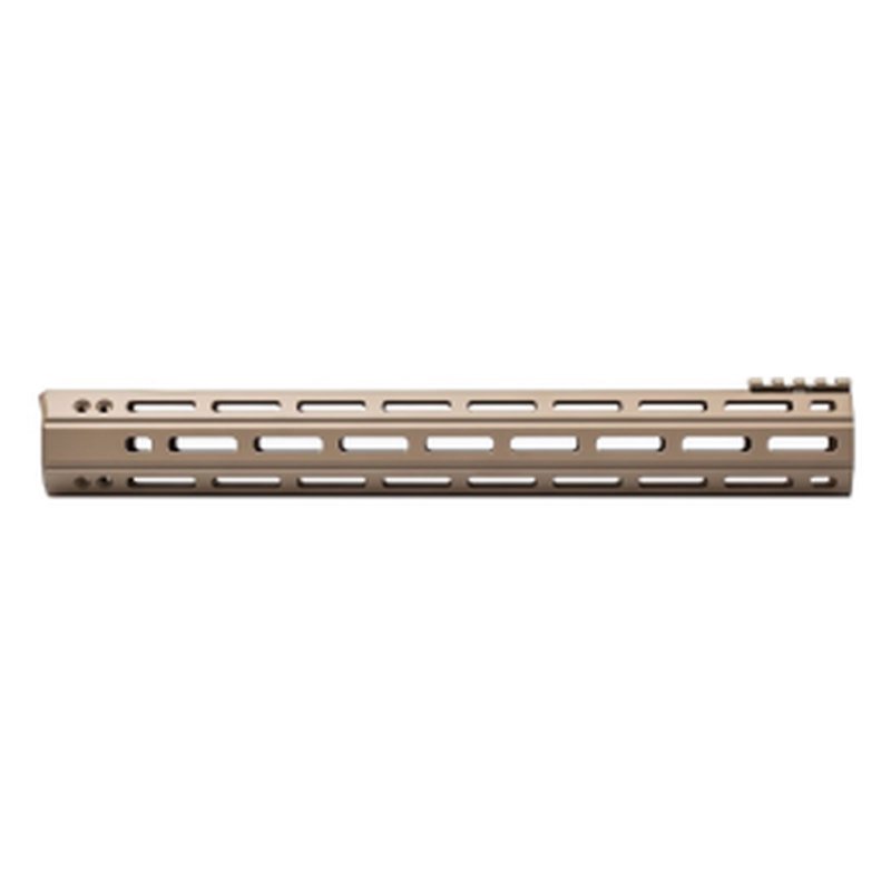 Aero Precision AR15 15" Quantum M-LOK Handguard with BAR Barrel Nut - Cerakote FDE - APRA400115A