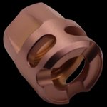 True Precision TPYMICROC Y-Type Micro Compensator 9mm 1/2x28 PVD Copper