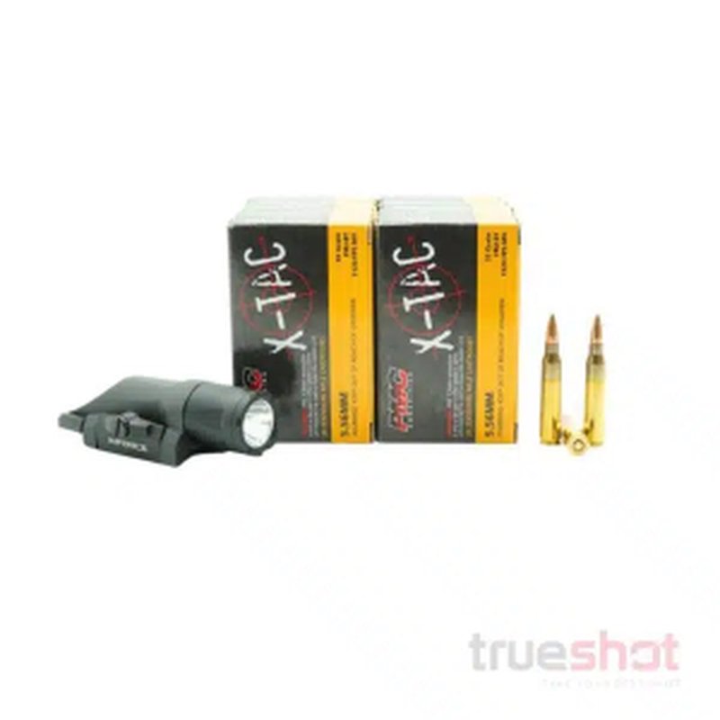 Inforce WML Rifle Light Bundle with 200 Rounds PMC 223/5.56 FMJ Ammo