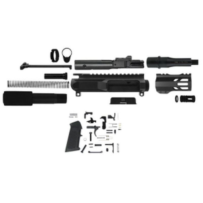 TacFire AR Build Kit 9mm 4.5in Black Barrel for AR Platform