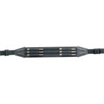 Butler Creek 26972 Ultra Padded Sling made of Black Nylon with 48" OAL, 1" W & 6 Cartridge Loops for Rifles
