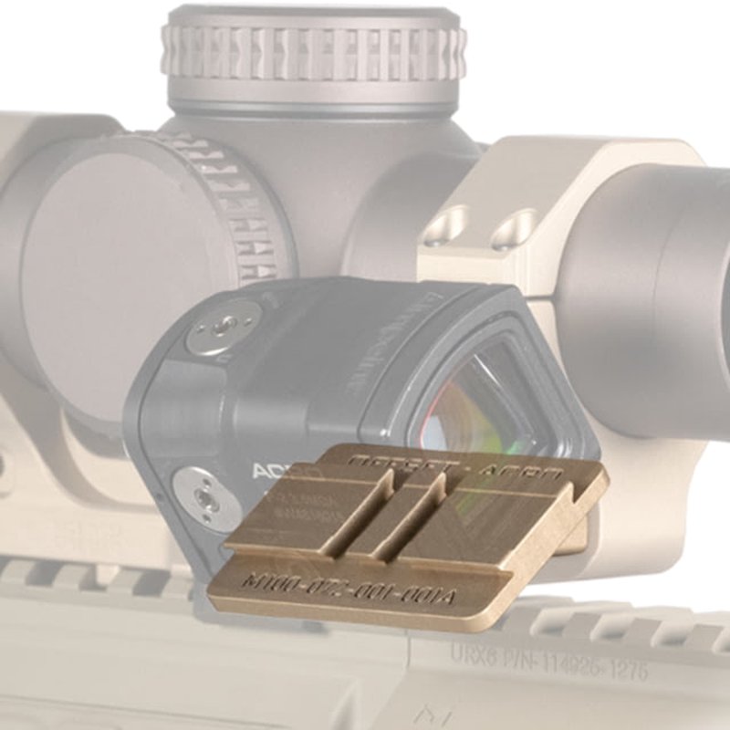 Reptilia AUS Offset Red Dot Sight Mount RMR Fits Aimpoint ACRO/ Steiner Optics MPS FDE