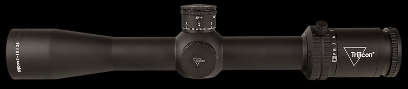 Trijicon Credo 2-10x36 Rifle Scope, 30mm Tube, LED Illuminated Red MRAD Tree Reticle
