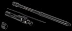 Rosco Manufacturing Sauce Pack AR-15 Barrel and Gas System Kit 16in 5.56 NATO Nitride
