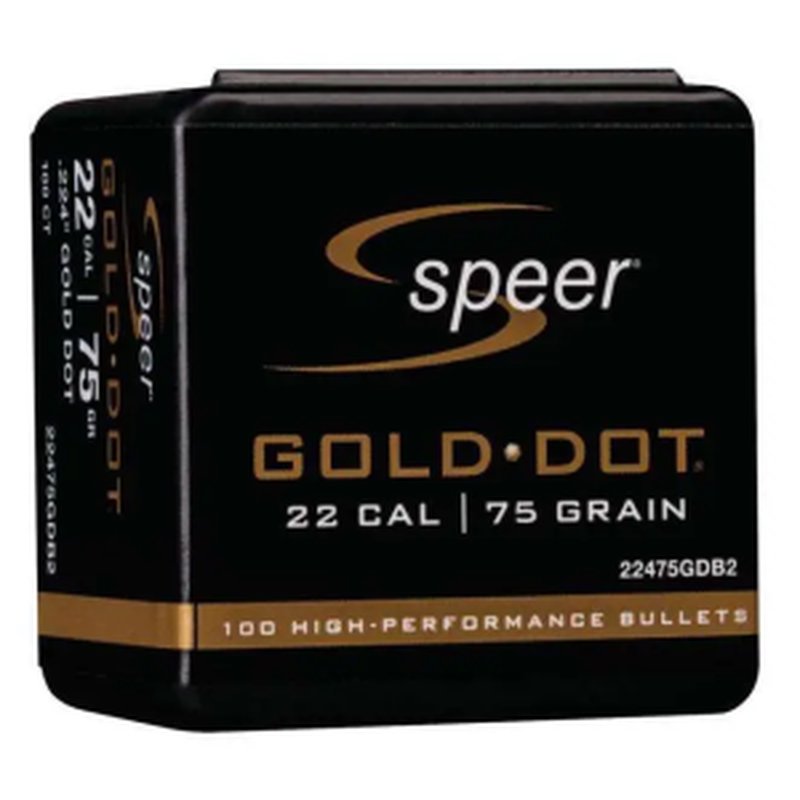 Speer .224 75-Gr Gold Dot 100RDS Ammunition