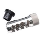 Area 419 Sidewinder Magnum Self Timing Muzzle Brake 6.5mm Raw Stainless