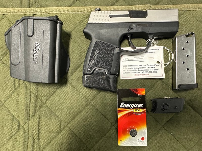 Sig Sauer P290 9mm Luger Semi-Automatic Handgun Two-Tone 2.9 Inch Barrel