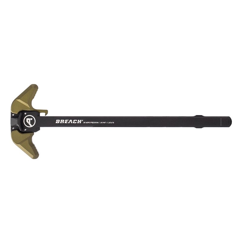 Aero Precision Breach Ambidextrous Charging Handle w/Large Lever .308 Win, Black/OD Green