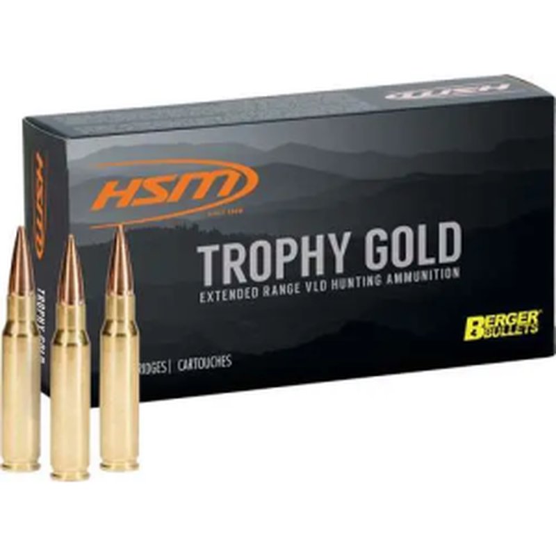 HSM TG .338 Lapua Mag Berger OTM 300gr 3.76OAL 20-Pack