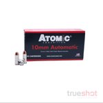 Atomic Ammo 10mm Auto Bonded Match HP 180 Grain