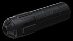 Jaguar Silencers Shorty 22cal .22 Rimfire suppressor - Black titanium, direct thread