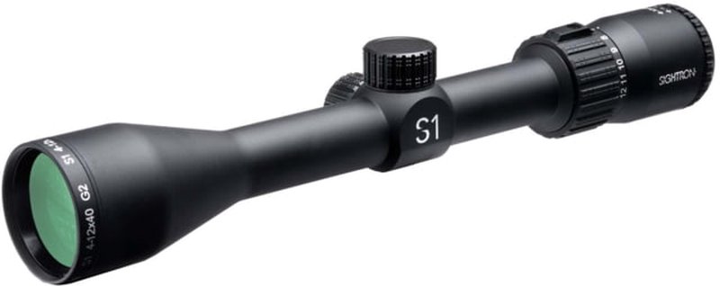 Sightron G2 S1 Series 4-12x40mm 1in Tube Rifle Scope, Second Focal Plane