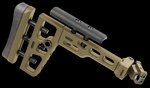 Samson S.A.S. K Folding Stock With Picatinny Adapter 9 in Flat Dark Earth Anodized