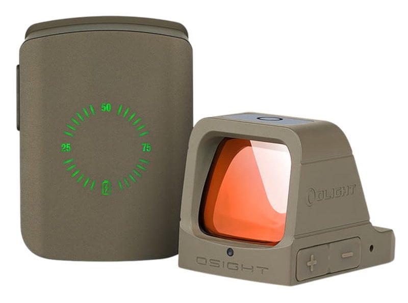 Olight OSight 3 MOA Red Dot Sight FDE with Magnetic Cover FLOLOSIGHTRDFDE