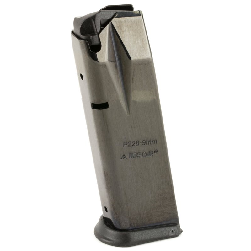 Mec-Gar USA P228 9mm Magazine 15-Round Flush-Fit Blued