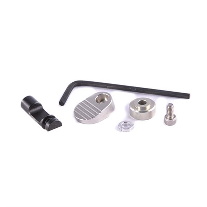 TANDEMKROSS Titan Extended Magazine Release for Ruger MKII/MKIII/MKIV 22/45 (Two-button design; Black or Silver finish)