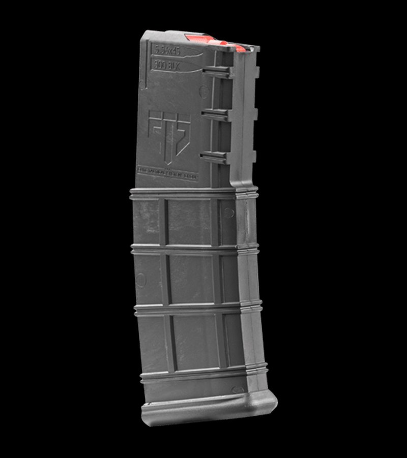 ETS Group GN-AR15-30G2BLK AR-15 Magazine 30 Rounds Black Nylon