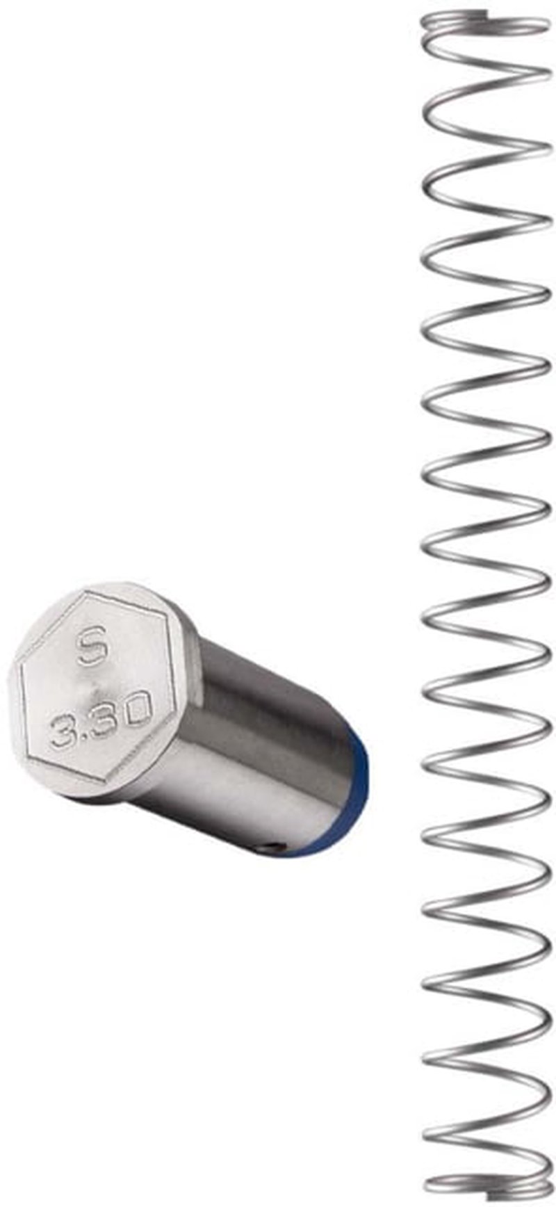 Maxim Defense Industries AR-15 SCW Buffer and Spring - Standard - 3.3 oz., Silver/Blue