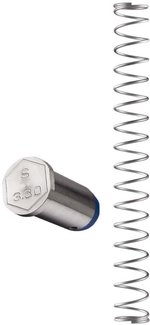 Maxim Defense Industries AR-15 SCW Buffer and Spring - Standard - 3.3 oz., Silver/Blue