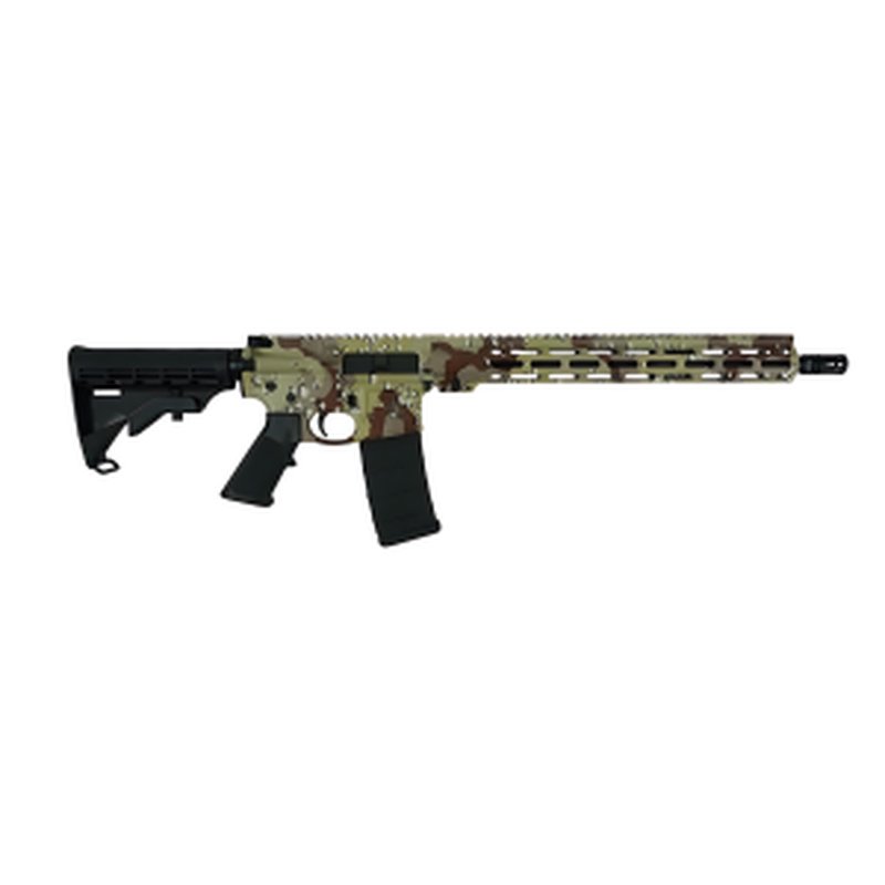Smith & Wesson M&P15 Sport III AR-15 Rifle 16 Inch M-LOK 5.56 NATO Chocolate Chip Camo Dip