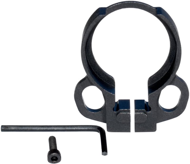 Kexuan Aluminum Receiver End Plate w/Dual Sling Clip Type Adapters for .223/5.56/.308 Buffer Tubes