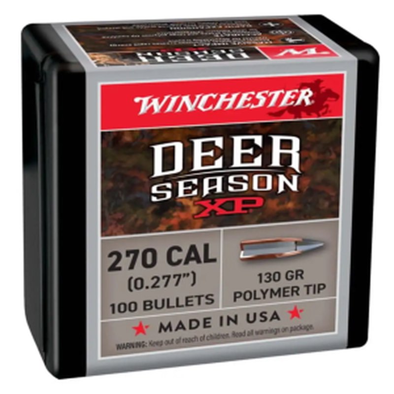 Winchester Deer Season XP .270 130 Grain Bullets (100 Rounds)