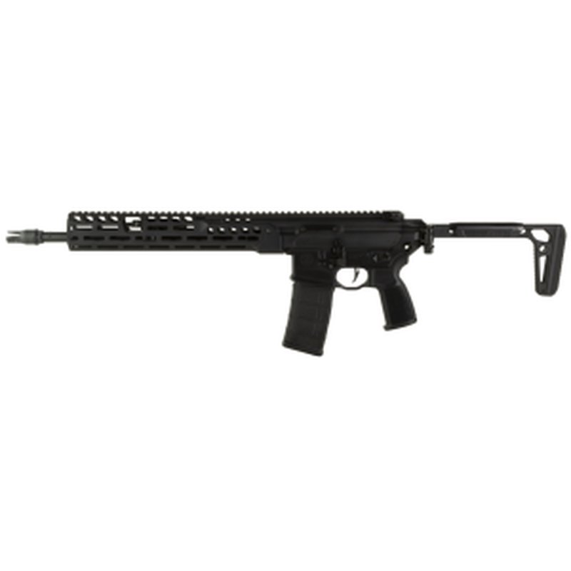Sig Sauer MCX-SPEAR LT RMCX-556N-16B-LT-B Rifle 5.56 NATO 16\" 30rd Semi-Auto Folding/Telescoping Stock, Ambi Controls.