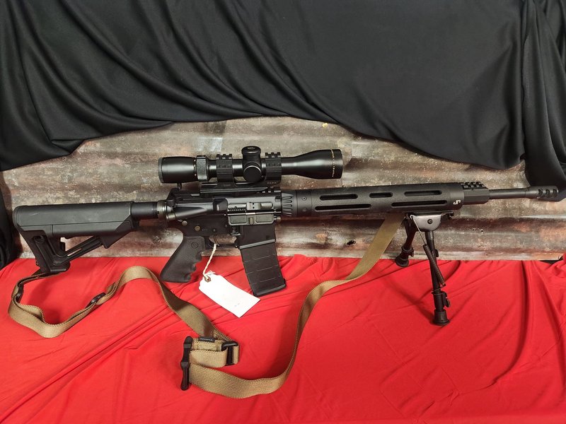 DPMS A15 Semi-Automatic Rifle 5.56x45mm NATO 18-Inch Barrel Black Finish