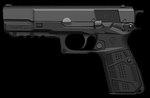 Recover Tactical HPC01 Grip Rail System for Browning/FN Hi-Power, Black Polymer Picatinny