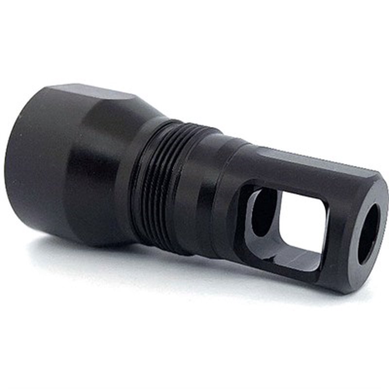 Blyat Muzzle Brake 26x1.5LH Threads Facemount Shoulder Black