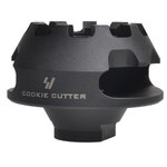 Strike Industries Cookie Cutter Compensator 1/2"-28 Thread 5.56mm Steel Matte