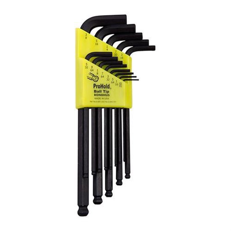 Bondhus Prohold Tip Ball End Inch Hex L-Wrench