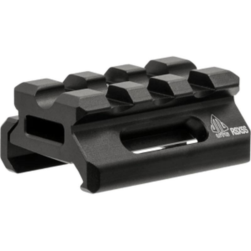 Leapers MTRSX5S Picatinny Riser Matte Black Anodized Aluminum Picatinny/Weaver Mount