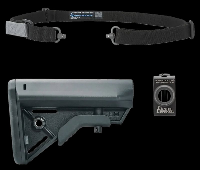 Blue Force Gear KSP0088BK M4 Modern Combat Sling Kit Black