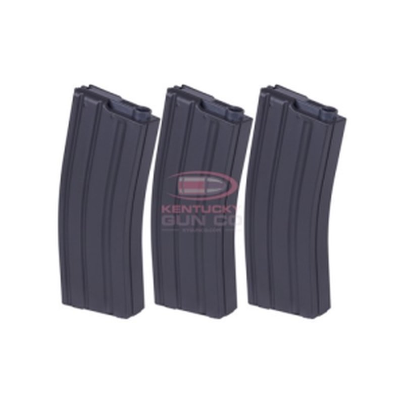 KWA ST60 ERG Airsoft Rifle 30/60rd Magazines, 3pk