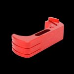 Cross Armory Mag Catch for Glock Gen4/5 Red Anodized Aluminum