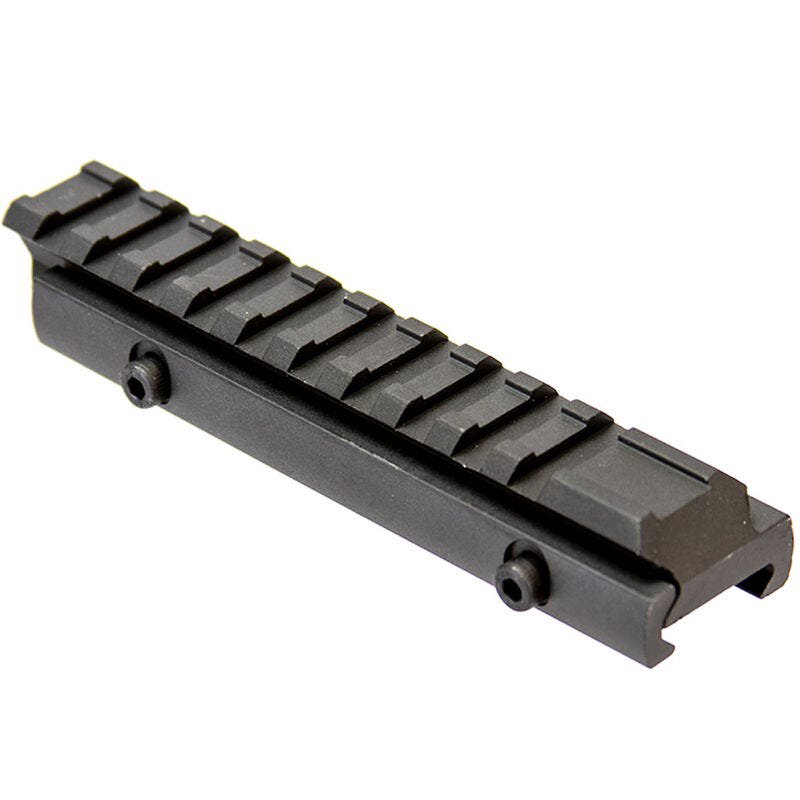 AIM Sports AR Riser Red Dot Sight Mount MT012L 0.5in Rise 5in Length Black