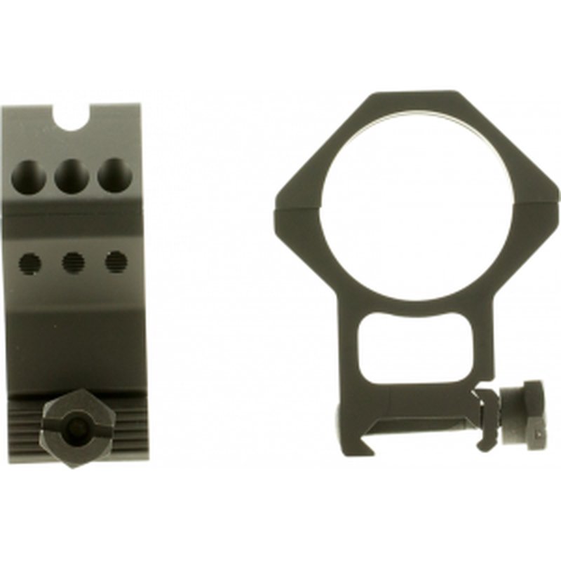 Weaver Mounts 99686 Six Hole Tactical Scope Ring Set For Rifle Picatinny/Weaver XX-High 34mm Tube Black Anodized Aluminum