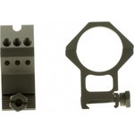 Weaver Mounts 99686 Six Hole Tactical Scope Ring Set For Rifle Picatinny/Weaver XX-High 34mm Tube Black Anodized Aluminum