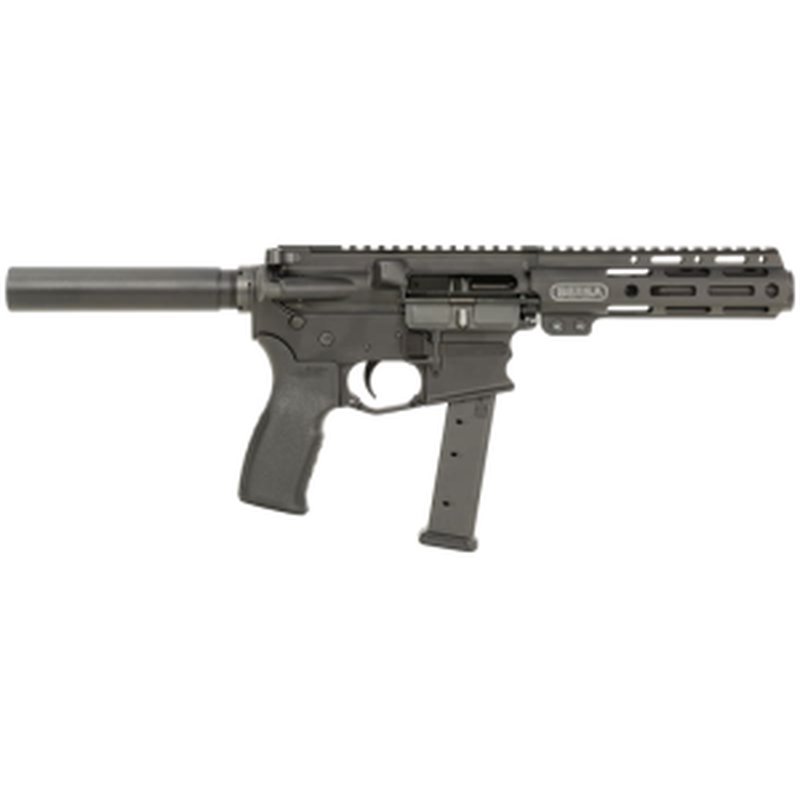 Bersa AR9 BAR9GL4BSC Pistol, 9mm Luger, 4" Barrel, 33+1 Capacity, Semi-Auto, KAW Valley XL Compensator, Magpul Grip.