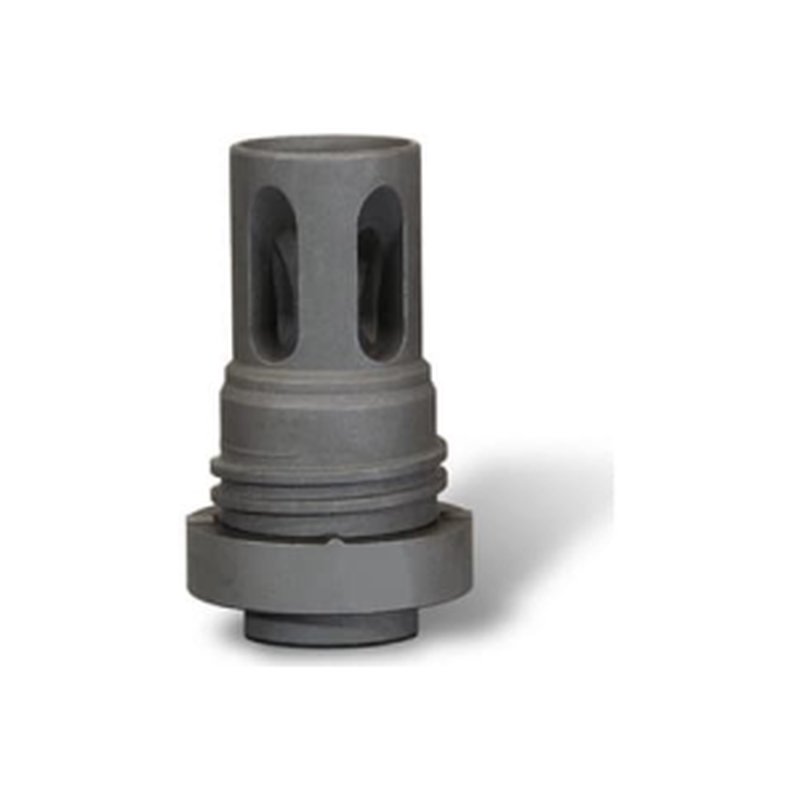 Yankee Hill 431536A Mini QD Flash Hider Black Phosphate Steel with 1/2"-36 tpi Threads & 2.13" OAL for 5.56x45mm NATO AR-Platform
