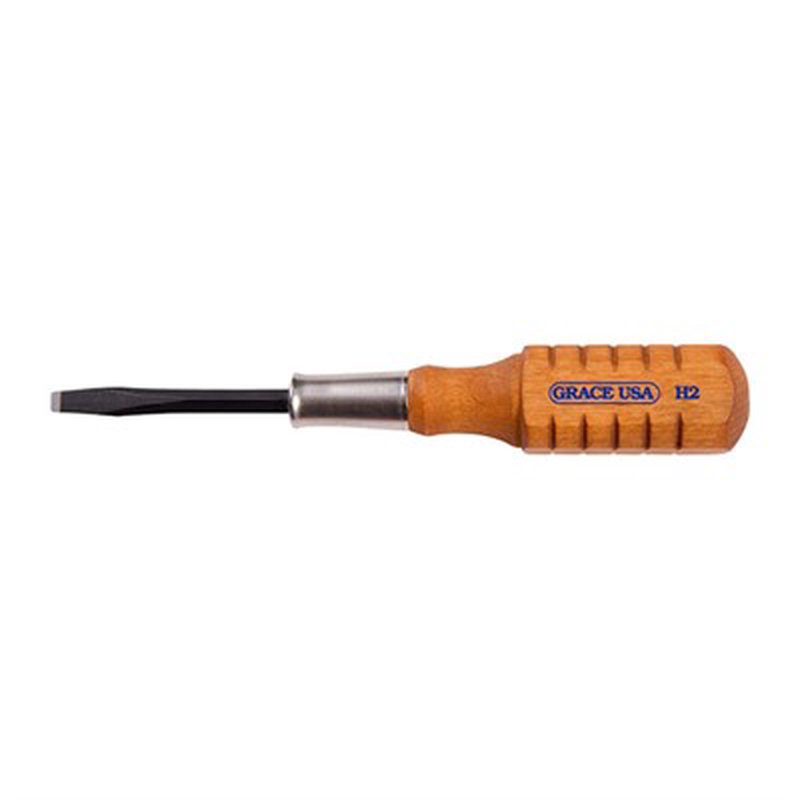 Grace USA H2 Screwdriver Set Square Shank Hardened Steel (.195 x .032)