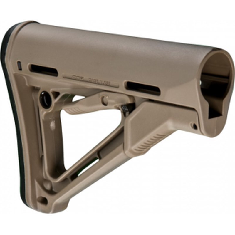 Magpul MAG310-FDE CTR Mil-Spec AR-15 Reinforced Polymer Buttstock